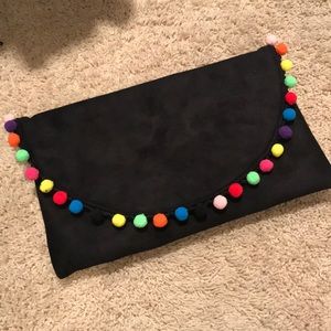 Fun black clutch